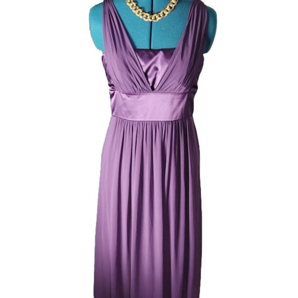 194. Vivian Diamond Plum Long Gown |M